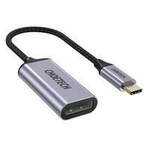 [RETURNED ITEM] Choetech One-way Cable Adapter from USB Type C (Male) to DisplayPort (Female) 4K 60Hz 20cm gris (HUB-H11)