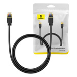 Baseus Cat 7 Gigabit Ethernet RJ45 Cable 1m black