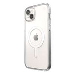 Speck Presidio Perfect-Clear + MagSafe - Case iPhone 14 Max with MICROBAN coating (Clear)
