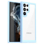 Outer Space Case for Samsung Galaxy S23 Ultra cover with a flexible frame blue