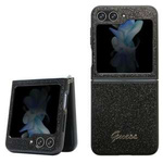 Case Guess GUHCZF5HGGSHK F731 Galaxy Z Flip5 black/black hardcase Glitter Script Case