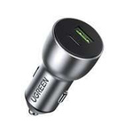 Ugreen car charger USB / USB Type C Quick Charge 3.0 Power Delivery 36 W 3 A gray (CD213 60980)