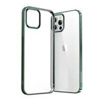 Joyroom New Beautiful Series ultra thin case with electroplated frame for iPhone 12 Pro Max green (JR-BP796)