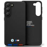Case Bmw Bmhcs23s22ptdk S23 S911 Black/Black Leather Stamp Tricolor Case