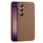Dux Ducis Grit case for Samsung Galaxy S23+ elegant cover made of artificial leather MagSafe brown
