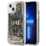 Case KARL LAGERFELD Apple iPhone 13 Mini Liquid Glitter Gatsby Black Hardcase