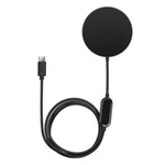 [RETURNED ITEM] Baseus Simple Mini2 15W Magnetic Qi Wireless Charger Compatible with MagSafe Black (CCJJ010001)