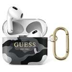 Case GUESS Apple AirPods 3 Camo Collection Black Case