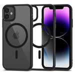 Case Tech-protect Magmat MagSafe iPhone 11 Black/clear