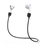 KeyBudz AirStrapz - silikonew strap connecting AirPods (white)