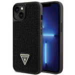 Case Guess GUHCP14SHDGTPK iPhone 14 6.1" black/black hardcase Rhinestone Triangle Case