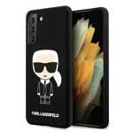 Case KARL LAGERFELD Samsung Galaxy S21 Plus Silicone Iconic Black Hardcase
