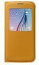 Case SAMSUNG Galaxy S6 S-VIEW Cover Yellow Genuine New