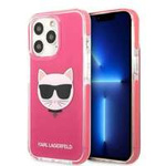 Case KARL LAGERFELD Apple iPhone 13 Pro Max Choupette Head Fuchsia Pink Hardcase