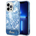 Case Guess iPhone 14 Pro 6.1" blue/blue hardcase Porcelain Collection