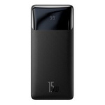 Baseus Bipow Fast Charging Power Bank 20000mAh 15W white (Overseas Edition) + USB-A - Micro USB 0.25m cable black (PPBD050101)