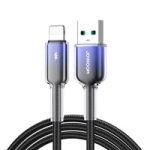 Joyroom S-A42 Crystal-Clear Series 3A USB-A - Lightning cable 1.2m - black