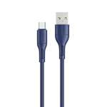 USAMS U68 microUSB 2A Fast Charge cable 1m blue/blue SJ502USB03 (US-SJ502)