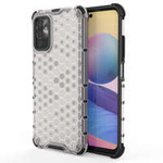 Honeycomb case armored cover with gel frame Xiaomi Redmi Note 10 5G / Poco M3 Pro transparent