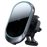 USAMS Magnet net net holder inductive Wireless Charging 15W for vent grille black/black CD182ZJ01 (US-CD182)