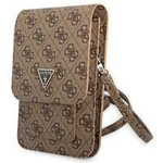 GUESS 4G Triangle Handbag Brown