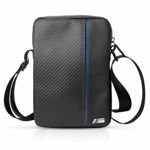 BMW Tablet 10 Carbon Blue Stripe Bag Black