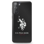 Case US POLO Samsung Galaxy S21 G991 Shiny Big Logo USHCS21STPUHRBK Black Case
