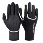 Rockbros full waterproof cycling gloves, size: XXL - black