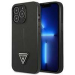 Case Guess GUHCP14XPSATLK iPhone 14 Pro Max 6.7" black/black hardcase SaffianoTriangle Logo