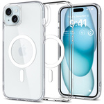 Case Spigen Ultra Hybrid Mag MagSafe iPhone 15 Plus White Case
