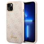 Guess GUHCP14MHG4SHP iPhone 14 Plus 6.7" pink/pink hard case 4G Vintage Gold Logo