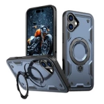 Hybrid Armor Trendy Case with MagSafe for iPhone 16 Plus - Blue