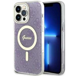 Case Guess GUHMP14XH4STU iPhone 14 Pro Max 6.7" purple/purple hardcase 4G MagSafe Case