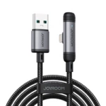 Joyroom S-A56 EnjoyX Series 90° USB-A - Lightning 3A cable 1.2m - black