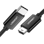 USB-C to Mini USB Cable UGREEN US242, 1m (black)