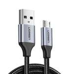 Cable micro USB UGREEN QC 3.0 2.4A 0.25m in nylonewm braided cable