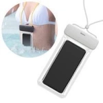 Baseus universal waterproof cover phone case (max 7.2'') for swimming pool IPX8 white (ACFSD-D02)
