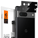 CAMERA PROTECTOR Spigen OPTIK.TR CAMERA PROTECTOR 2-PACK GOOGLE PIXEL 7 BLACK