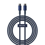 Baseus Tungsten Gold USB-C / USB-C 100W 2m cable - navy blue