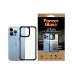PanzerGlass ClearCase iPhone 13 Pro 6.1" black Antibacterial Military grade SilverBullet 0324