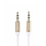USAMS Audio Adapter 2xJack 3.5m 1m White