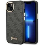 Guess GUHCP14MHG4SHK iPhone 14 Plus 6.7" black/black hard case 4G Vintage Gold Logo