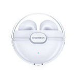 Choetech headphones wireless TWS with case charging white (BH-T08)