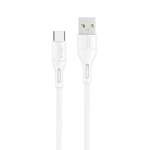 USAMS U68 USB-C 2A Fast Charge cable 1m white/white SJ501USB02 (US-SJ501)