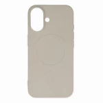 Liquid Silicone Case with MagSafe for Samsung Galaxy S25 Edge - Beige