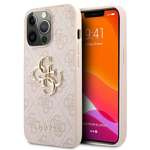 Case GUESS Apple iPhone 13 Pro Max 4G Big Metal Logo Pink Hardcase