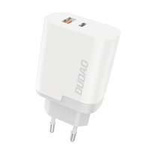 Dudao USB / USB wall charger Type C Power Delivery Quick Charge 3.0 3A 22.5W white (A6xsEU white)