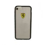 Case FERRARI Apple iPhone 7 8 Clear Black Case