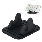 Silicone Car Phone Holder Dashboard Desktop Stand black