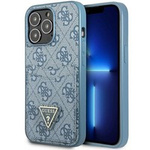 Guess GUHCP13LP4TPB iPhone 13 Pro / 13 6.1" blue/blue hardcase 4G Triangle Logo Cardslot